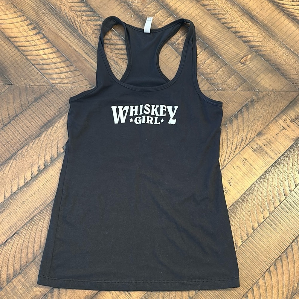 Whiskey Girl Racerback Tank Top - Large